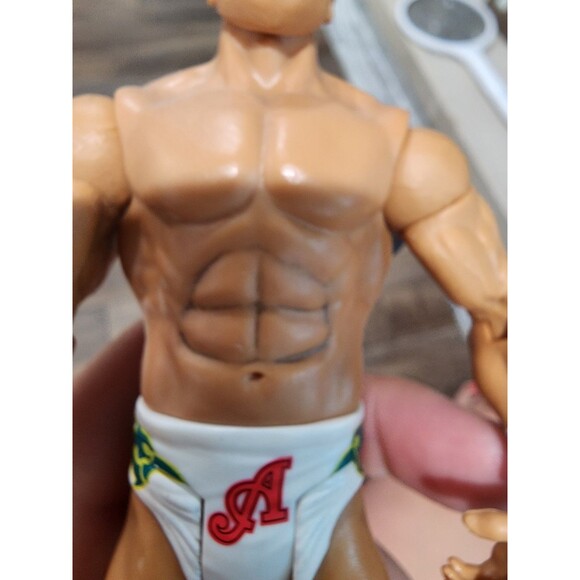 ALBERTO DEL RIO 2011 MATTEL FIGURE JAKKS WWE WWF ELITE EL DORADO RED BOOTS - Picture 3 of 4